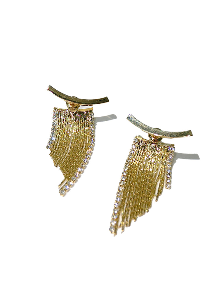 Adora London The Margot Earings Geometric Solid Copper Plating Drop Earrings