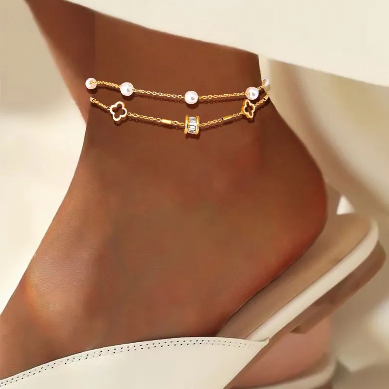 Adora London Ibiza Anklet Stainless Steel