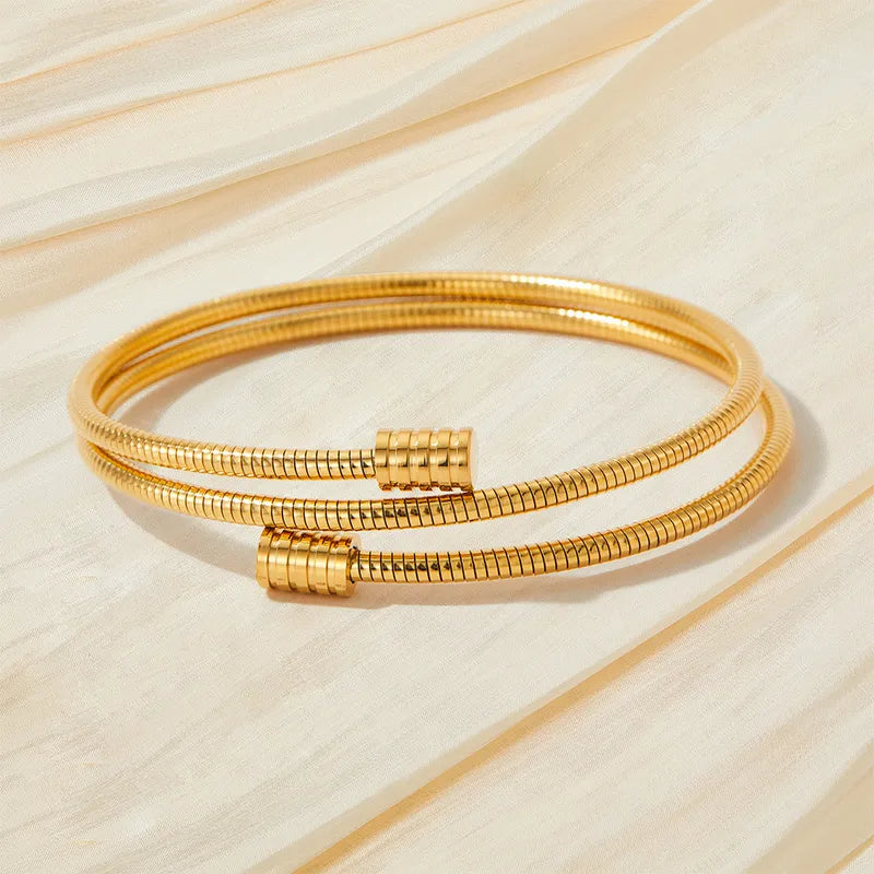 Adora London The Lulu Bangle in Gold & Sliver