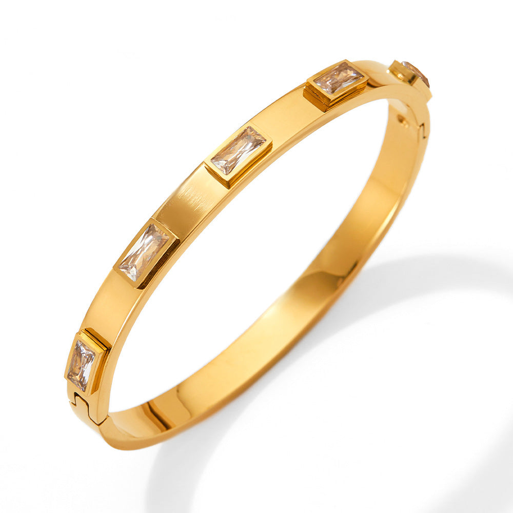 Adora London Ella Bangle Classic style zircon bangle