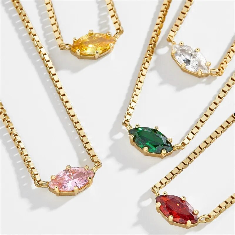 Adora London Birthstone necklace