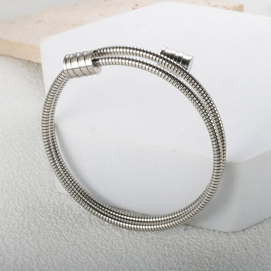 Adora London The Lulu Bangle in Gold & Sliver