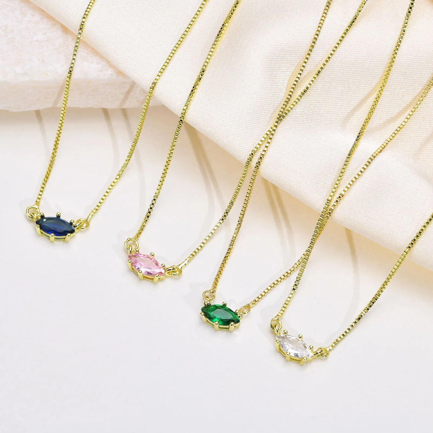Adora London Birthstone necklace