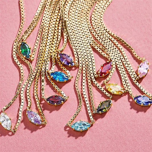 Adora London Birthstone necklace