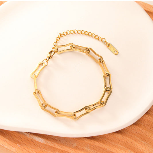 Adora London The Bella Bracelet 18K gold plated chain bracelet