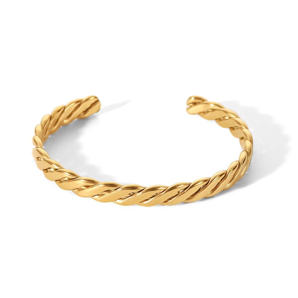 Adora London Leah Bangle simple style rope style bangle