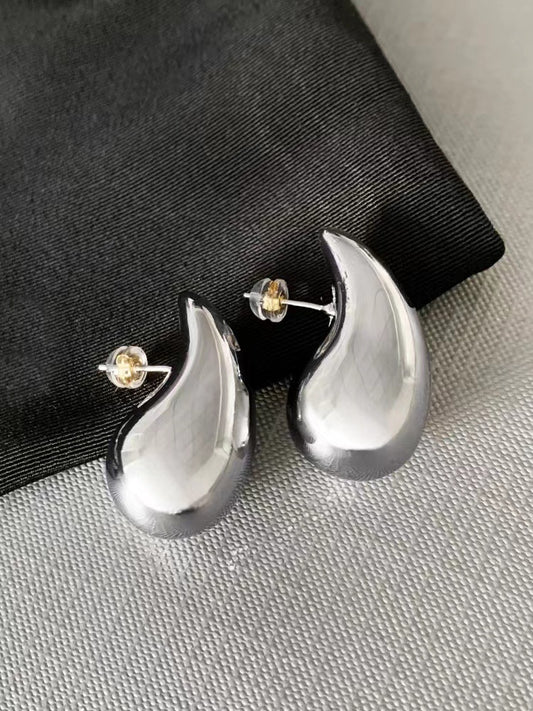 Adora London Small Drops 18K gold & sliver plated silver droplet earings